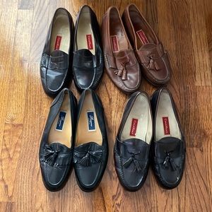 4 lot of ColeHann and Bragamo shoes